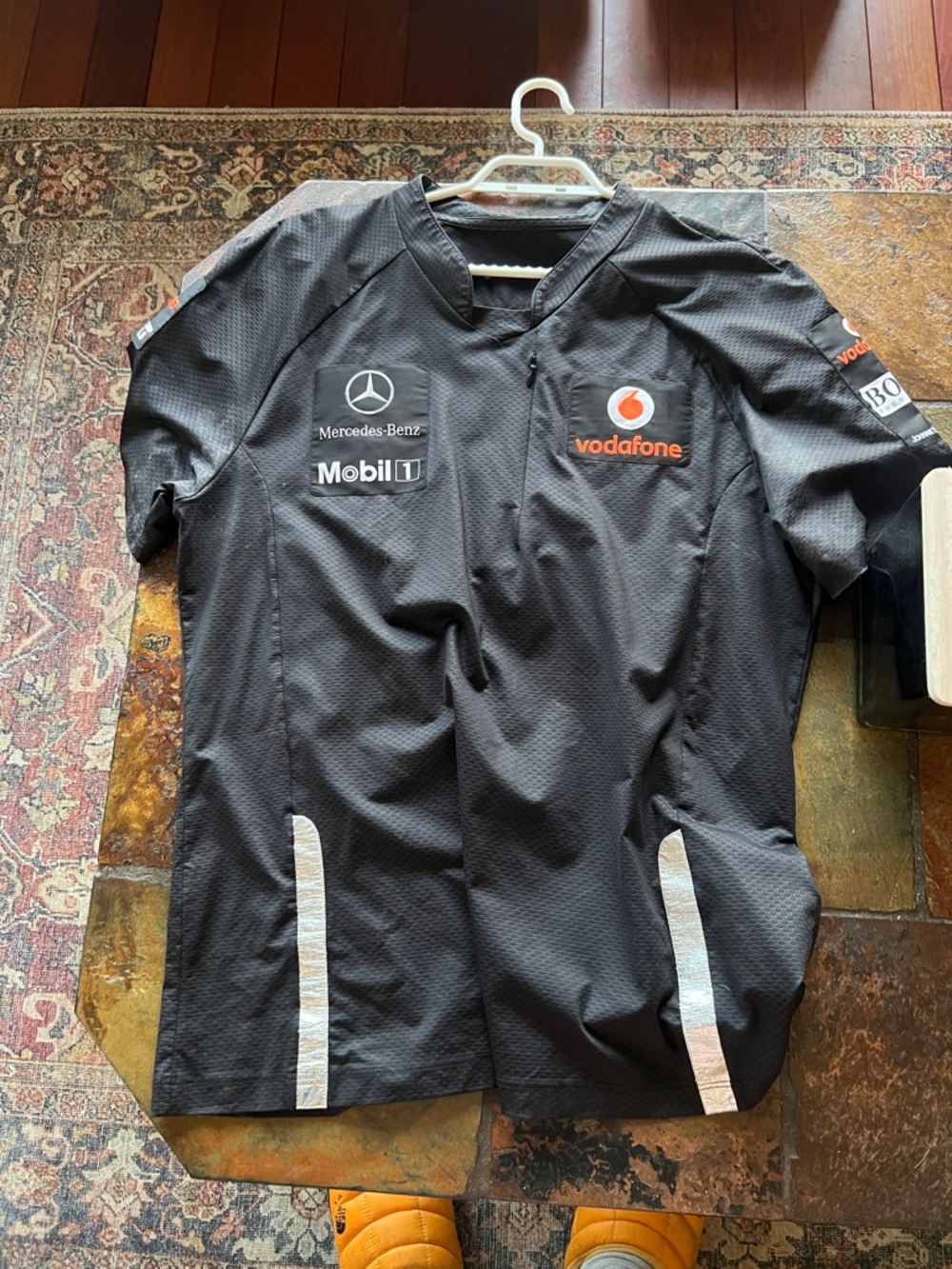 Vodafone Racing Team Black Logo Shirt